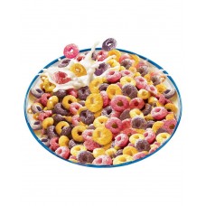 Fruit circles with milk хлопья "фруктовые колечки" с молоком