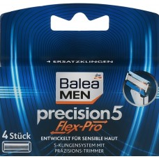 Balea man лезвия для бритвы, Precision5 Flex-Pro, 4 шт.