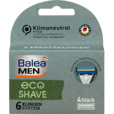 Balea man запасные лезвия Eco Shave, 4 шт.