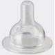 Babylove Соски силиконовые с антиколиковым клапаном, размер М, круглые,широкое горлышко, с рождения, универсальный размер, 2 шт.