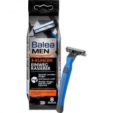 Balea man одноразовая бритва с 3 лезвиями, 8 шт.